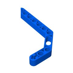 Technic Beam 1 x 11.5 Double Bent Thick #32009 Blue