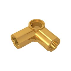 Technic Axle and Pin Connector Angled #6 - 90 #32014 Pearl Gold
