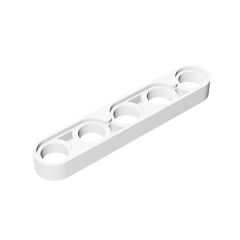 Technic Beam 1 x 5 Thin #32017 White