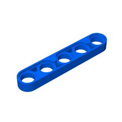 Technic Beam 1 x 5 Thin #32017 Blue