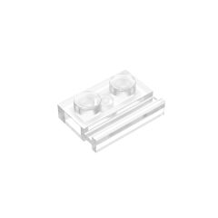 Plate Special 1 x 2 with Door Rail #32028 Trans-Clear 1 KG