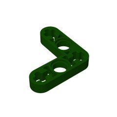 Technic Beam 3 x 3 L-Shape Thin #32056  Dark Green Gobricks  1KG