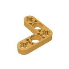 Technic Beam 3 x 3 L-Shape Thin #32056  Pearl Gold Gobricks  1KG