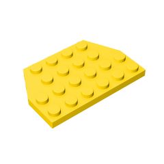 Wedge Plate 4 x 6 Cut Corners #32059 Yellow