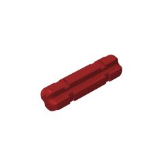 Technic Axle 2 Notched #32062 Dark Red