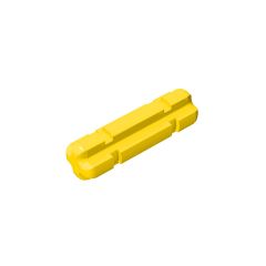 Technic Axle 2 Notched #32062 Yellow