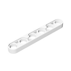 Technic Beam 1 x 6 Thin #32063 White