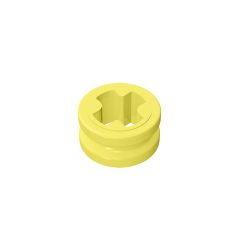 Technic Bush 1/2 Smooth with Axle Hole Semi-Reduced #32123 Bright Light Yellow