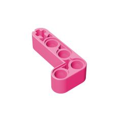 Technic Beam 2 x 4 L-Shape Thick #32140  Dark Pink Gobricks