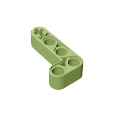 Technic Beam 2 x 4 L-Shape Thick #32140 Olive Green