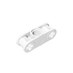 Technic Axle and Pin Connector Perpendicular 3L with Centre Pin Hole #32184 White