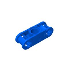 Technic Axle and Pin Connector Perpendicular 3L with Centre Pin Hole #32184 Blue
