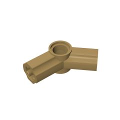Technic Axle and Pin Connector Angled #4 - 135 #32192 Dark Tan