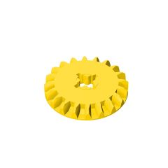 Technic Gear 20 Tooth Bevel #32198 Yellow