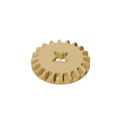 Technic Gear 20 Tooth Bevel #32198 Tan 10 pieces
