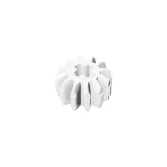 Technic Gear 12 Tooth Double Bevel #32270 White