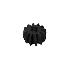 Technic Gear 12 Tooth Double Bevel #32270 Black