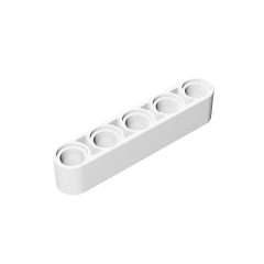 Technic Beam 1 x 5 Thick #32316 White