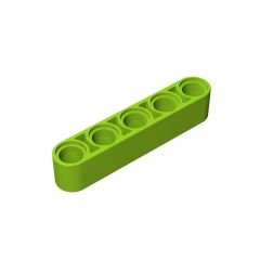 Technic Beam 1 x 5 Thick #32316 Lime