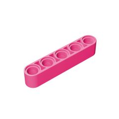 Technic Beam 1 x 5 Thick #32316 Dark Pink Gobricks