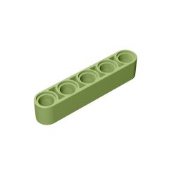 Technic Beam 1 x 5 Thick #32316 Olive Green