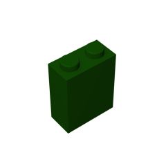 Brick 1 x 2 x 2 #3245 Dark Green