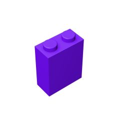 Brick 1 x 2 x 2 #3245 Dark Purple