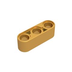 Technic Beam 1 x 3 Thick #32523 Pearl Gold
