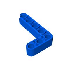 Technic Beam 3 x 5 L-Shape Thick #32526 Blue