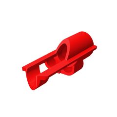 Technic Panel Fairing # 5 Small Short, Large Hole, Side A #32527 Red