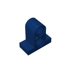 Technic Pin Connector Plate 1 x 2 x 1 2/3 - Two Holes On Top #32530 Dark Blue