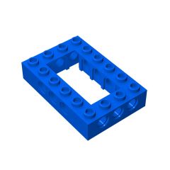 Brick 4 x 6 Open Center #32531 Blue