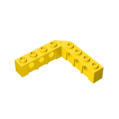 Brick 5 x 5 Right Angle (1 x 4 - 1 x 4) #32555 Yellow