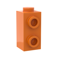 Brick Special 1 x 1 x 1 2/3 with Studs on Side #32952 Orange