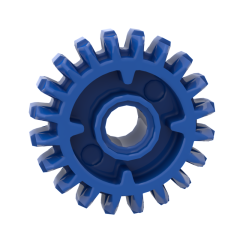 Technic Gear 20 Tooth Double Bevel with Clutch on Both Sides #35185