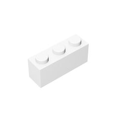 Brick 1 x 3 #3622 White 10 pieces