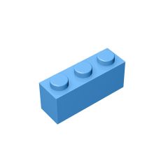 Brick 1 x 3 #3622 Medium Blue
