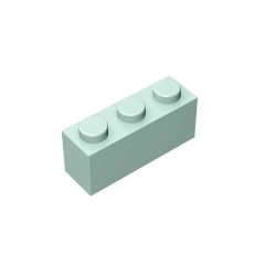 Brick 1 x 3 #3622 Light Aqua