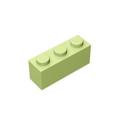 Brick 1 x 3 #3622 Yellowish Green