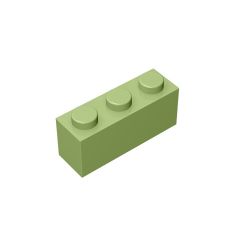 Brick 1 x 3 #3622 Olive Green
