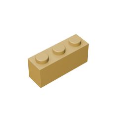 Brick 1 x 3 #3622 Tan 10 pieces