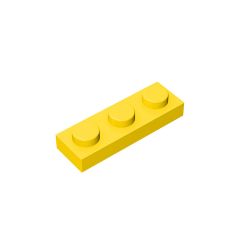 Plate 1 x 3 #3623 Yellow 10 pieces