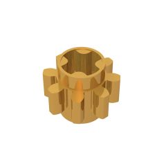 Technic Gear 8 Tooth #3647 Pearl Gold