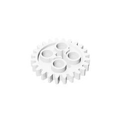 Technic, Gear 24 Tooth #3648 White