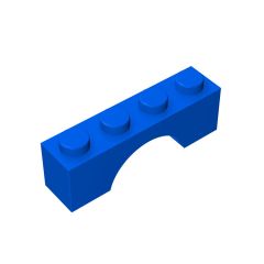 Arch 1 x 4 Brick #3659 Blue