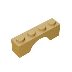 Arch 1 x 4 Brick #3659 Tan