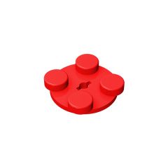 Turntable 2 x 2 Plate - Top #3679 Red