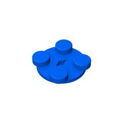 Turntable 2 x 2 Plate - Top #3679 Blue