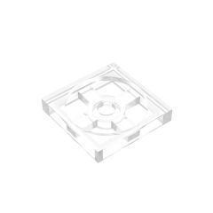 Turntable 2 x 2 Plate, Base #3680 Trans-Clear