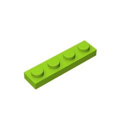 Plate 1 x 4 #3710 Lime